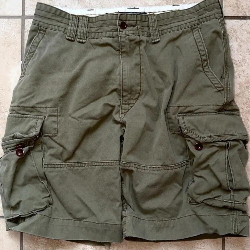 Polo by Ralph Lauren Green Cargo Shorts - Size 34